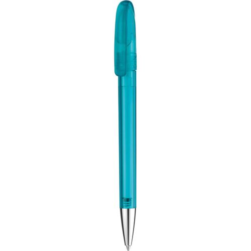 Kugelschreiber 'Compact transparent' (Art.-Nr. CA318708) - Dreh-Kugelschreiber, Schaft und Oberteil...