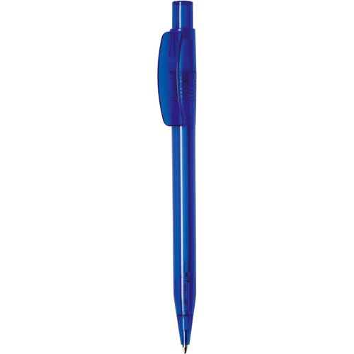 Kugelschreiber 'Pixel transparent' (Art.-Nr. CA338945) - Druckkugelschreiber, Schaft, breiter...