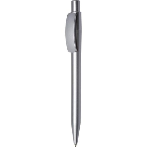 Kugelschreiber 'Pixel Silver' (Art.-Nr. CA357218) - Druckkugelschreiber, silberfarben...