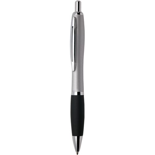 Kugelschreiber 'Pacific' (Art.-Nr. CA398918) - Metall-Druckkugelschreiber mit Gummi-Gri...
