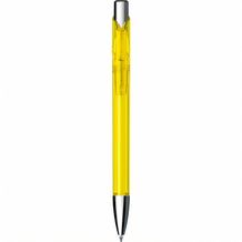 Kugelschreiber 'Jet transparent chrom' (gelb) (Art.-Nr. CA406677)