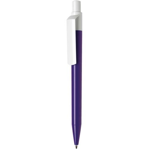 Kugelschreiber 'Dot Color' (Art.-Nr. CA409451) - Druckkugelschreiber mit farbigem Drücke...