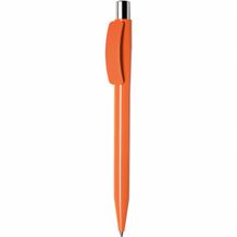 Kugelschreiber 'Pixel uni chrom' (orange) (Art.-Nr. CA422405)