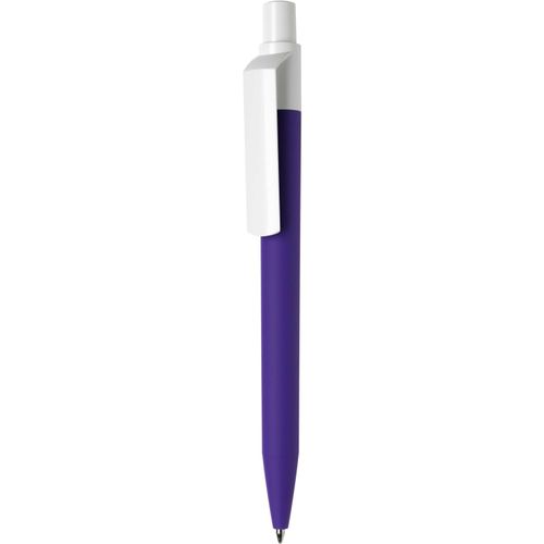 Kugelschreiber 'Dot Color Softtouch' (Art.-Nr. CA425942) - Druckkugelschreiber mit farbigem Drücke...