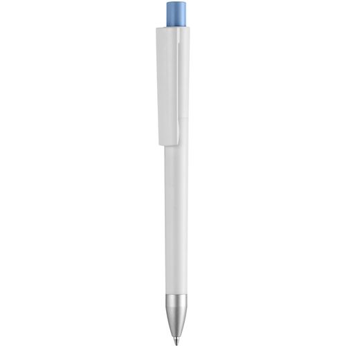 Kugelschreiber 'Cloud solid color' (Art.-Nr. CA426577) - Druckkugelschreiber, Schaft, Oberteil...