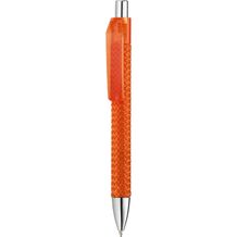 Kugelschreiber 'Fashion transparent' (orange) (Art.-Nr. CA440825)