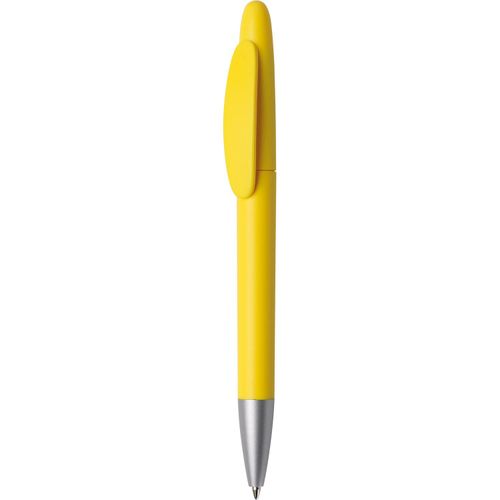 Kugelschreiber 'Icon Silver' (Art.-Nr. CA464357) - Dreh-Kugelschreiber, Schaft und Oberteil...
