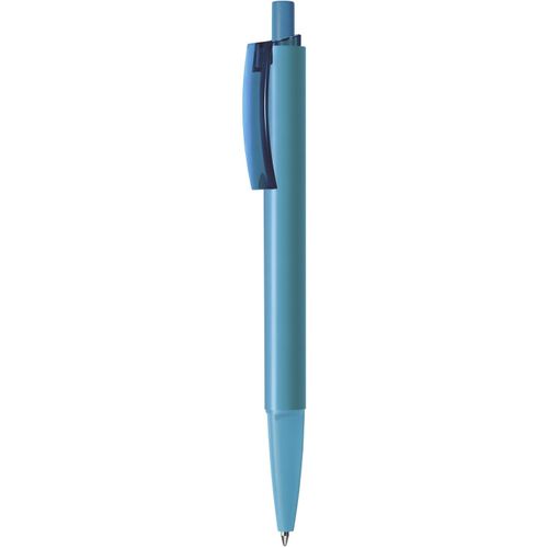 Kugelschreiber 'Vamos solid' (Art.-Nr. CA473594) - Druckkugelschreiber, Schaft und Drücker...