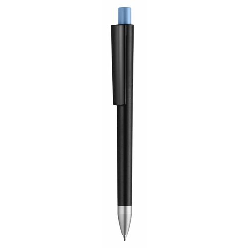 Kugelschreiber 'Cloud solid black color' (Art.-Nr. CA478139) - Druckkugelschreiber, Schaft, Oberteil,...