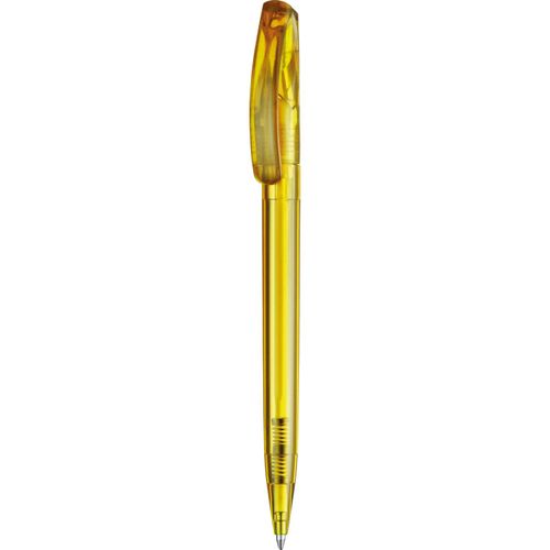 Kugelschreiber 'Tweeter transparent' (Art.-Nr. CA496061) - Dreh-Kugelschreiber, Schaft und Clip...
