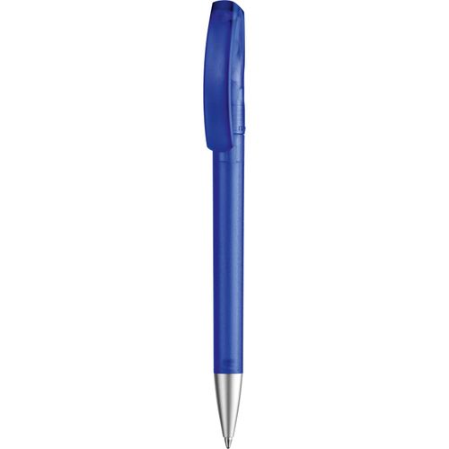 Kugelschreiber 'Tweeter frost Metall' (Art.-Nr. CA506582) - Dreh-Kugelschreiber mit Metallspitze...