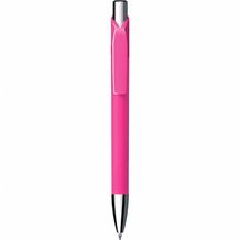 Kugelschreiber 'Jet solid chrom' (pink) (Art.-Nr. CA508910)