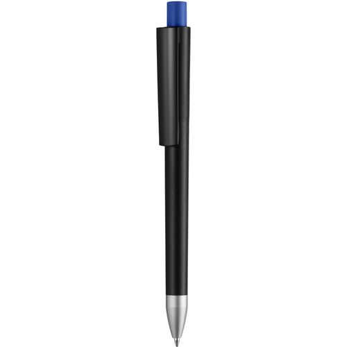 Kugelschreiber 'Cloud solid black color' (Art.-Nr. CA532758) - Druckkugelschreiber, Schaft, Oberteil,...