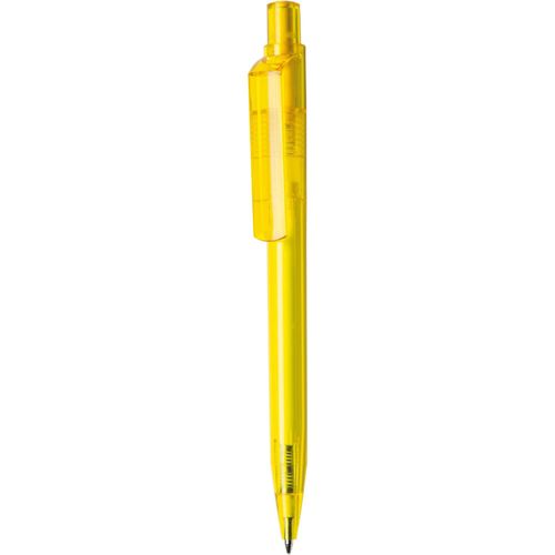 Kugelschreiber 'Dot transparent' (Art.-Nr. CA554207) - Druckkugelschreiber mit farbigem Drücke...