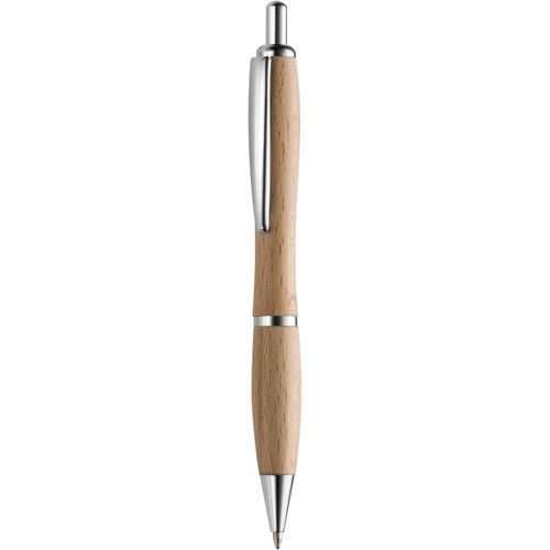 Kugelschreiber `Pacific Wood` (Art.-Nr. CA563282) - Holz-Druckkugelschreiber mit Griffzone...