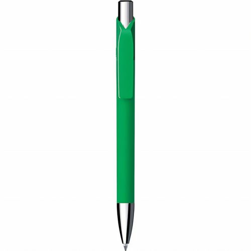 Kugelschreiber 'Jet solid chrom' (Art.-Nr. CA564631) - Druckkugelschreiber, Schaft und Clip in...