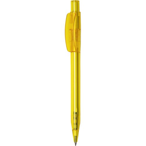 Kugelschreiber 'Pixel transparent' (Art.-Nr. CA607283) - Druckkugelschreiber, Schaft, breiter...