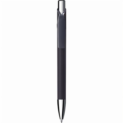 Kugelschreiber 'Jet solid chrom' (Art.-Nr. CA617806) - Druckkugelschreiber, Schaft und Clip in...