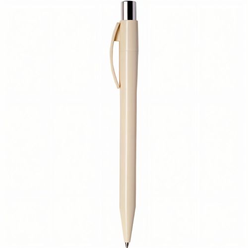 Kugelschreiber 'Pixel uni chrom' (Art.-Nr. CA618203) - Druckkugelschreiber, Schaft und breiter...