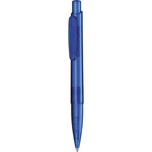 Kugelschreiber 'Proxy transparent' (Art.-Nr. CA635020) - Druckkugelschreiber mit Gummimanschette,...