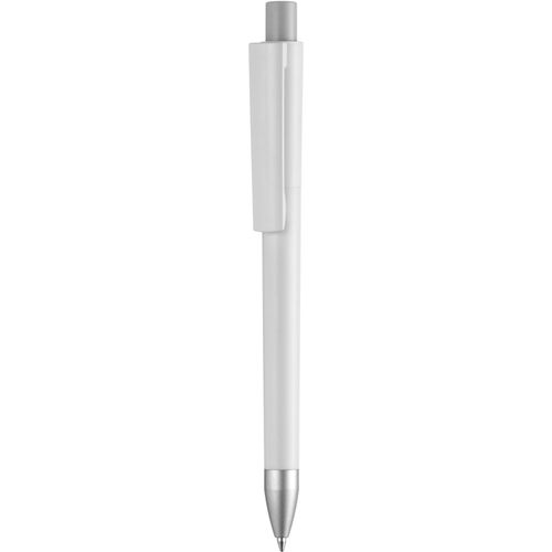 Kugelschreiber 'Cloud solid color' (Art.-Nr. CA652114) - Druckkugelschreiber, Schaft, Oberteil...
