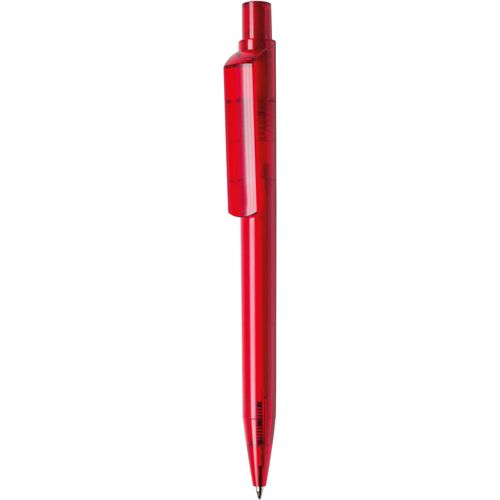 Kugelschreiber 'Dot transparent' (Art.-Nr. CA656776) - Druckkugelschreiber mit farbigem Drücke...