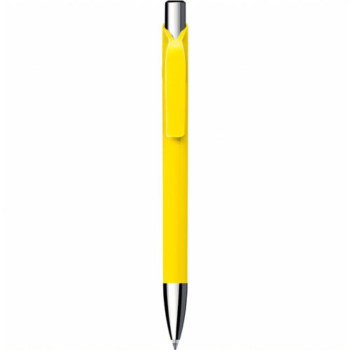 Kugelschreiber 'Jet solid chrom' (Art.-Nr. CA665555) - Druckkugelschreiber, Schaft und Clip in...