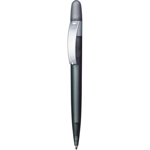 Kugelschreiber 'Seon Silver' (Art.-Nr. CA711449) - Druckkugelschreiber mit Gummikappe als...