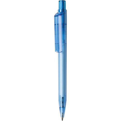 Kugelschreiber 'Dot transparent' (Art.-Nr. CA717872) - Druckkugelschreiber mit farbigem Drücke...