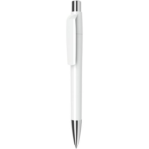 Kugelschreiber `Mirage solid Metall` (Art.-Nr. CA761184) - Druckkugelschreiber, Schaft und Clip in...