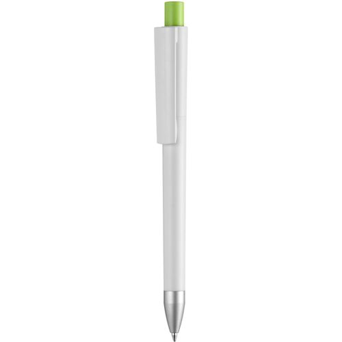 Kugelschreiber 'Cloud solid color' (Art.-Nr. CA770976) - Druckkugelschreiber, Schaft, Oberteil...