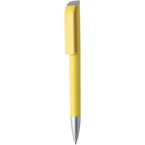 Kugelschreiber 'Tag Silver' (Art.-Nr. CA778454) - Dreh-Kugelschreiber, Schaft und Oberteil...