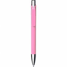 Kugelschreiber 'Jet solid chrom' (rosa) (Art.-Nr. CA782773)