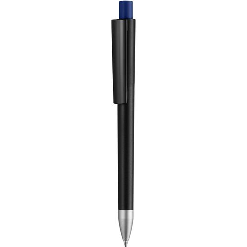 Kugelschreiber 'Cloud solid black color' (Art.-Nr. CA860666) - Druckkugelschreiber, Schaft, Oberteil,...