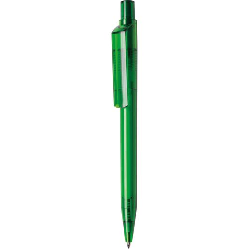Kugelschreiber 'Dot transparent' (Art.-Nr. CA864809) - Druckkugelschreiber mit farbigem Drücke...