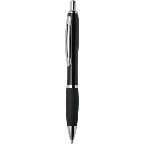 Kugelschreiber 'Pacific' (Art.-Nr. CA873054) - Metall-Druckkugelschreiber mit Gummi-Gri...