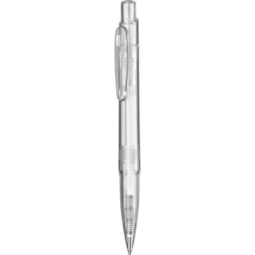 Kugelschreiber 'Proxy transparent' (Art.-Nr. CA875060) - Druckkugelschreiber mit Gummimanschette,...