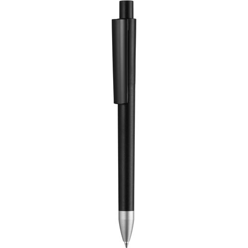 Kugelschreiber 'Cloud solid black color' (Art.-Nr. CA878641) - Druckkugelschreiber, Schaft, Oberteil,...