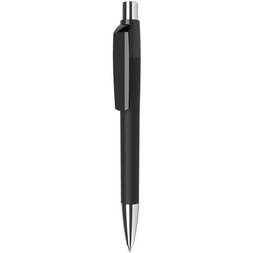 Kugelschreiber `Mirage softtouch Metall` (Art.-Nr. CA901341) - Druckkugelschreiber, softgummierterSchaf...