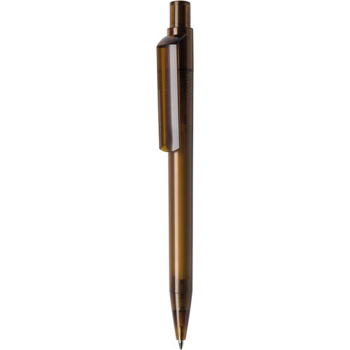 Kugelschreiber 'Dot transparent' (Art.-Nr. CA942663) - Druckkugelschreiber mit farbigem Drücke...