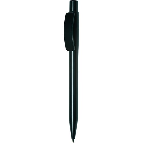 Kugelschreiber 'Pixel uni' (Art.-Nr. CA943018) - Druckkugelschreiber, Schaft und Drücker...