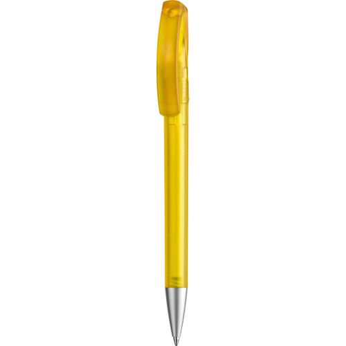 Kugelschreiber 'Tweeter frost Metall' (Art.-Nr. CA964427) - Dreh-Kugelschreiber mit Metallspitze...
