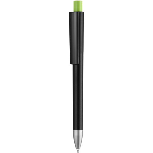 Kugelschreiber 'Cloud solid black color' (Art.-Nr. CA967336) - Druckkugelschreiber, Schaft, Oberteil,...