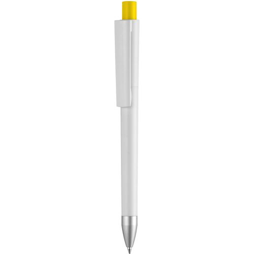 Kugelschreiber 'Cloud solid color' (Art.-Nr. CA971524) - Druckkugelschreiber, Schaft, Oberteil...