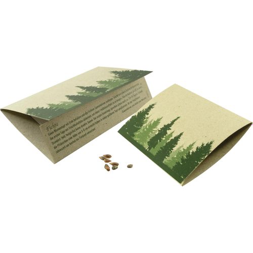 Graspapier-Kärtchen Fichte (Art.-Nr. CA230161) - Das trendige Graspapier-Kärtchen mi...