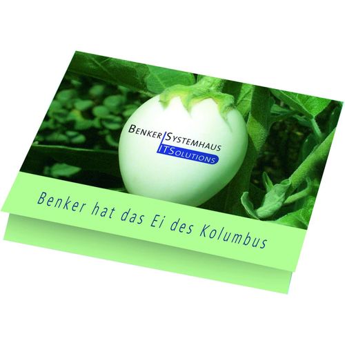 Klappkärtchen Eierbaum (Art.-Nr. CA832192) - Die ideale Beilage für Ihre Werbebotsch...