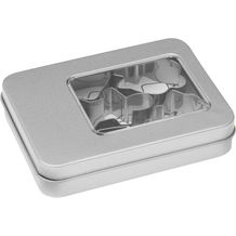 Ausstechförmchen-Set COOKIE mit 6 -Ausstechern (silber) (Art.-Nr. CA071783)