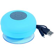 Wireless-Duschlautsprecher WAKE UP (blau / grau) (Art.-Nr. CA072991)