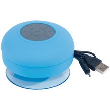 Wireless-Duschlautsprecher WAKE UP (blau, grau) (Art.-Nr. CA072991)