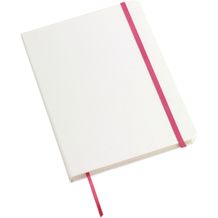 Notizbuch AUTHOR im DIN-A5-Format (pink, weiß) (Art.-Nr. CA082323)